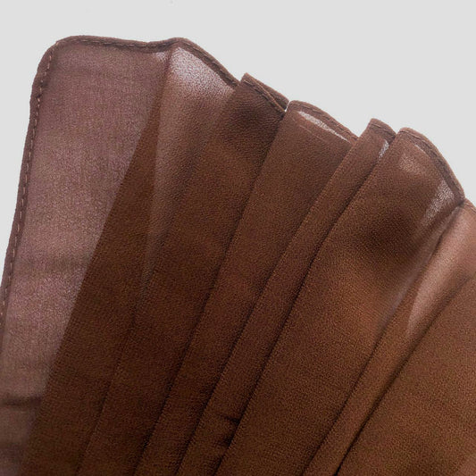 Georgettes – Chocolate Brown 1280