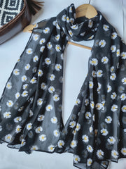 Printed Georgette Daisy