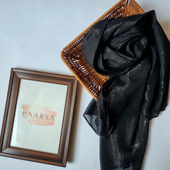 Black Shimmer Hijab