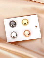 Hijab Magnets - Rose Gold Metallic Round