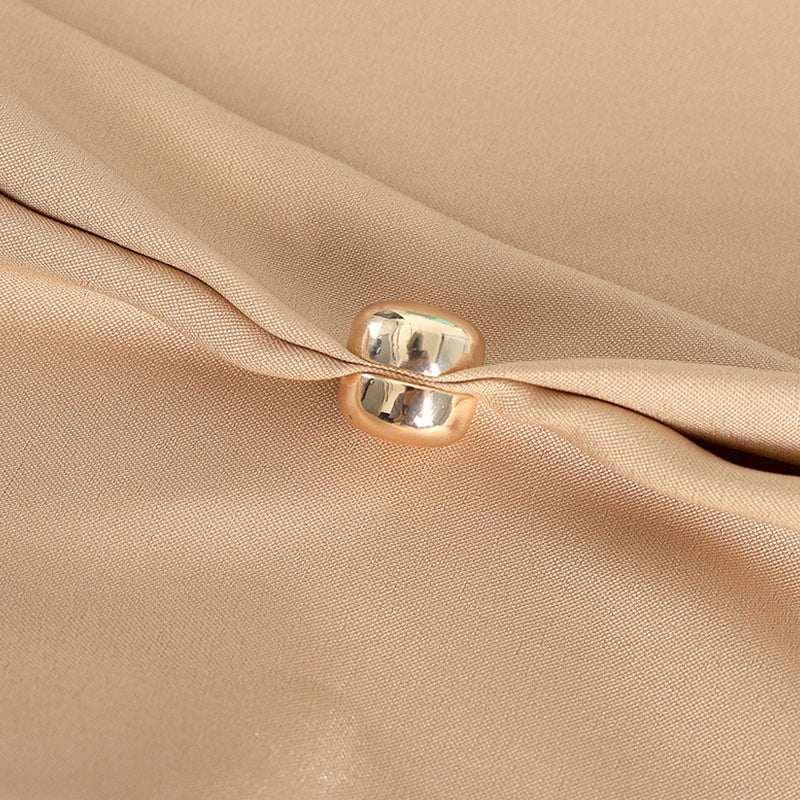 Hijab Magnets - Rose Gold Metallic Round