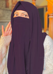Misri Hijab - Brinjal