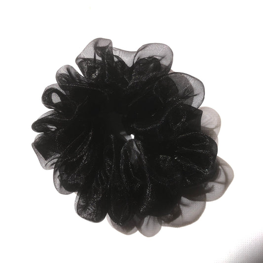 Organza Scrunchie – Black 1600
