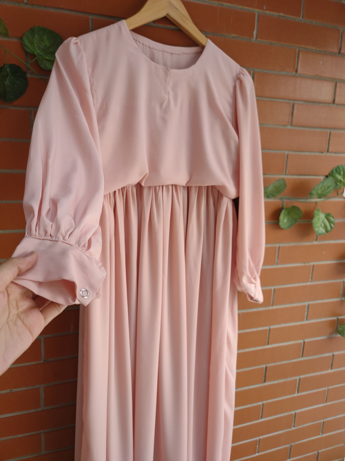 Minha Maxi Abaya - Pink