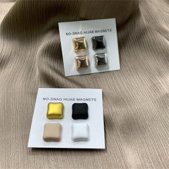 Hijab Magnets - Gold Metallic Square