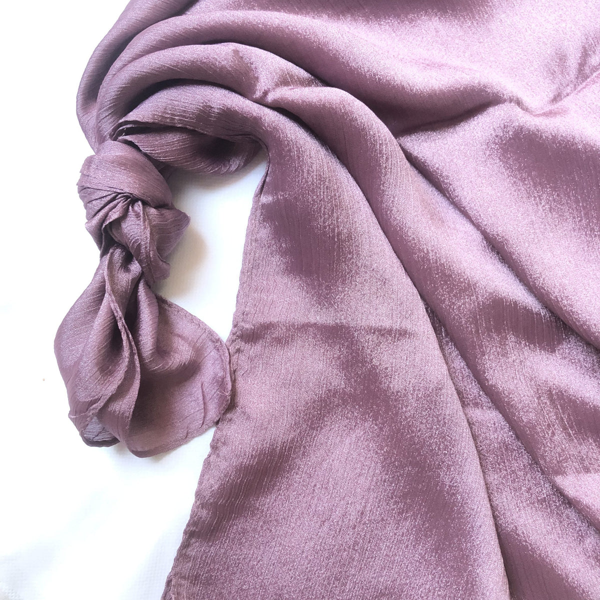 Crinkle Silk - Mauve