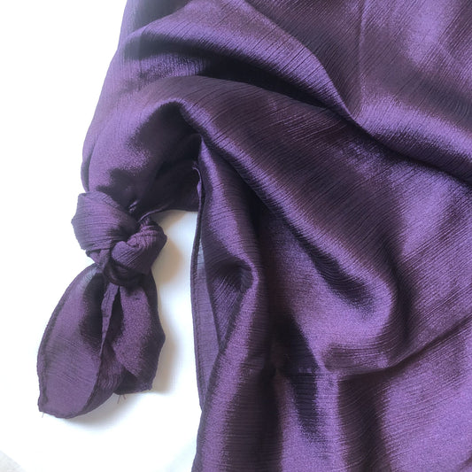 Crinkle Silk - Brinjal 2560