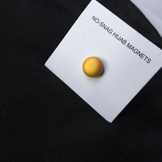 Hijab Magnets – Gold Matte Round 1280