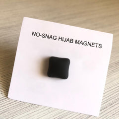 Hijab Magnets – Black Matte Square